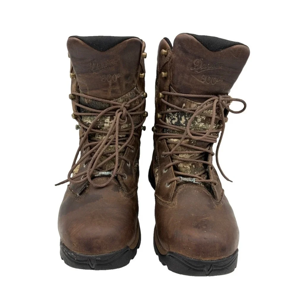 Danner Pronghorn 8 Strata Insulated 800G Hunting Boots 11.5 EE Wide Camo 41344